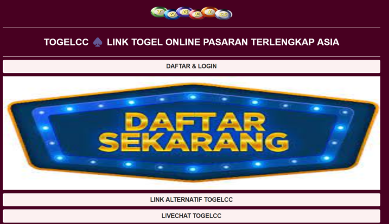 Daftar TogelCC